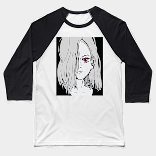 Portrait girl Baseball T-Shirt